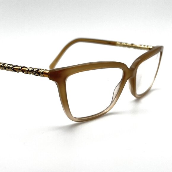 BURBERRY BE2246F Eyeglass Frame Wayfarer Cat Flex 3354 Gradient Beige 53-15-140 - Picture 1 of 12
